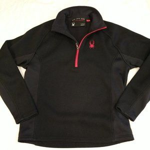 Spyder Black Jacket/Sweater with Red Details